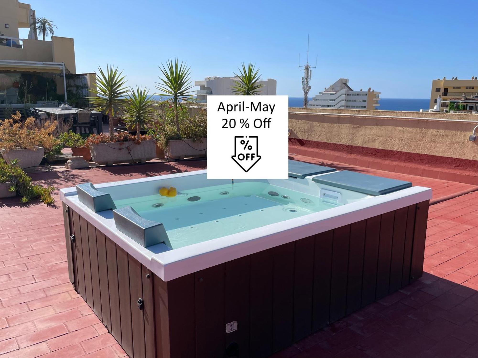 550 M2 Luxury Penthouse - Jacuzzi, Golf & Beach Benalmadena Ngoại thất bức ảnh
